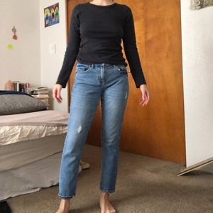 GAP girlfriend jeans